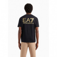 Camiseta Black  EA7 EMPORIO ARMANI 7