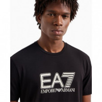 Camiseta Black  EA7 EMPORIO ARMANI 7