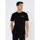 Camiseta Black  EA7 EMPORIO ARMANI 7