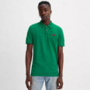 Polos Polo Levi's® de Hombre Slim Housemark Shady Glade Pique Verde  LEVI'S