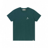 Camisetas Hombre Camiseta REVOLUTION Dark Green