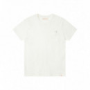 Camisetas Hombre Camiseta REVOLUTION Offwhite Bordado