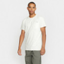 Camisetas Hombre Camiseta REVOLUTION Offwhite Bordado