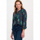 Sugarhill Brighton Camisas y tops Blusa SUGARHILL Hannah Navy Night Desert