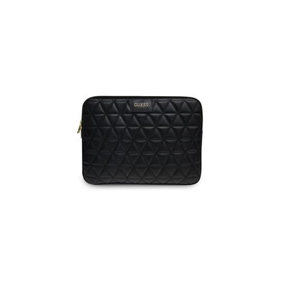 GUESS Funda Portatil 13" Quilted Negro