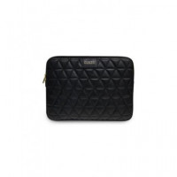 GUESS Funda Portatil 13" Quilted Negro