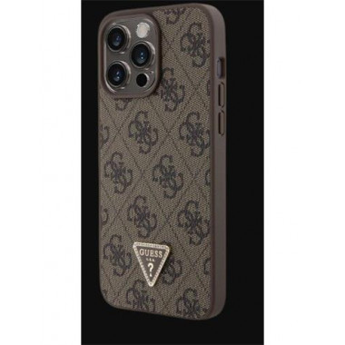 GUESS Funda Tpu Iphone 15 Pro Max Marrontriangles Strass