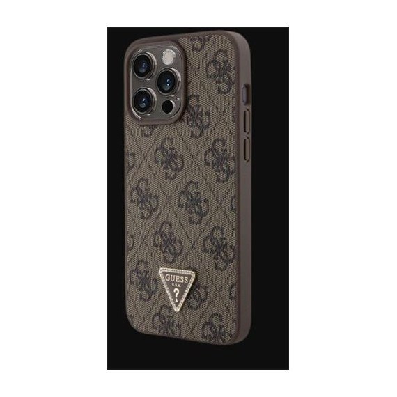 GUESS Funda Tpu Iphone 15 Pro Max Marrontriangles Strass