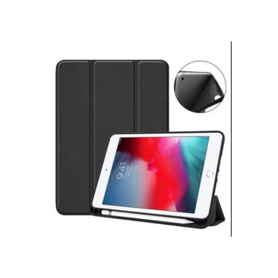 DEVIA Funda Tableta Ipad Air 13" Cover con Ranura de Lapiz Negro 2024