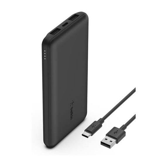 BELKIN Bateria Portatil Externa 10000MAH 2X Usb,tipo C Negra