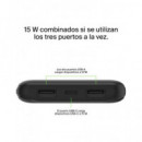 BELKIN Bateria Portatil Externa 10000MAH 2X Usb,tipo C Negra