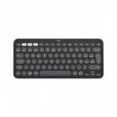 LOGITECH Teclado BLUETOOTH K380S  Multidispositivo Pebble Keys 2 Negro