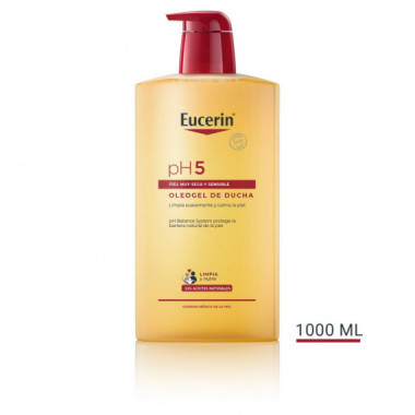 Eucerin Oleogel Ducha Piel Sensible PH-5 1L  BEIERSDORF