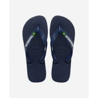 Hav. Brasil Logo Navy Blue HAVAIANAS