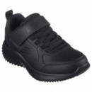 Bounder-power Study Black Synthetic/ Black Trim SKECHERS