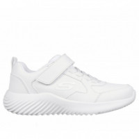 Bounder-power Study White Synthetic/ White Trim SKECHERS