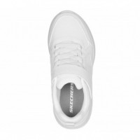 Bounder-power Study White Synthetic/ White Trim SKECHERS