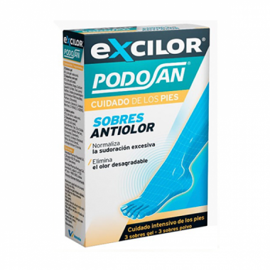 Podosan Desodorante Polvo Sobres 3+3 Gel  VEMEDIA PH.