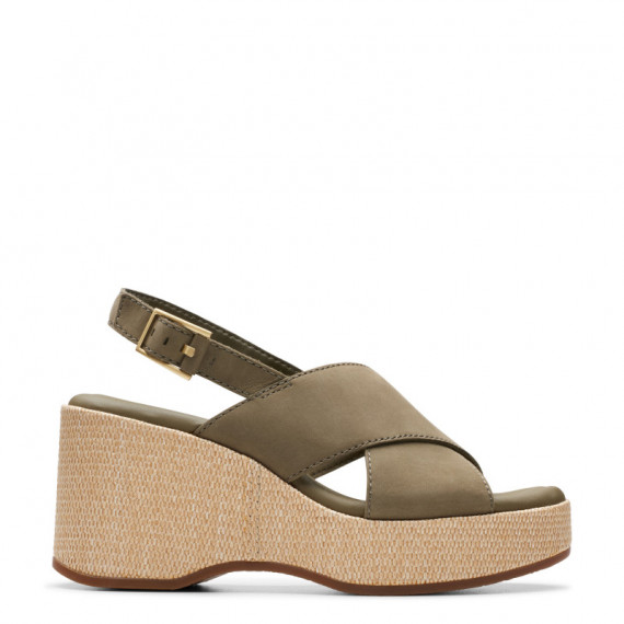 CLARKS Sandalias Khaki 261763024-OLIVA