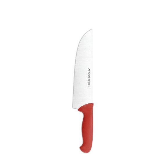 Cuchillo Arcos Carnicero Rojo Ancho 250 Mm 296022