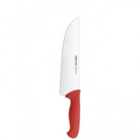 Cuchillo Arcos Carnicero Rojo Ancho 250 Mm 296022