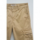 SALSA JEANS Pantalones Salsa Push In Faith Cargo Dark Pearl