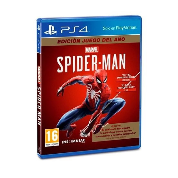 Marvel’s Spider-man: Edición Juego del Año PS4  SONY