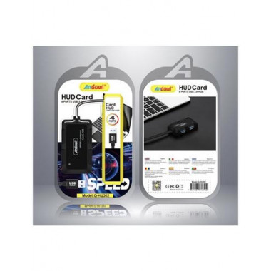 ANDOWL Hub USB a 4 Puertos USB 3.0 Q-HU302