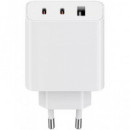 XIAOMI Cargador Red 2X Tipo C 1 USB + Cable Datos Tipo C 67W Gan 2C1A Blanco