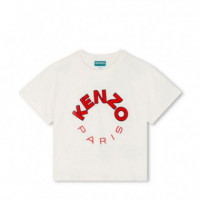 Camiseta con Logotipo Circular Kids  KENZO KIDS