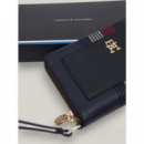 Th Distinct Travel Wallet Corp Space Blu  TOMMY HILFIGER