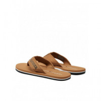 Hilfiger Monotype Beach Sandal Desert Kh  TOMMY HILFIGER