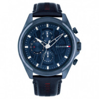 Reloj Navy C/piel  TOMMY HILFIGER