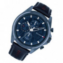 Reloj Navy C/piel  TOMMY HILFIGER