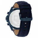 Reloj Navy C/piel  TOMMY HILFIGER