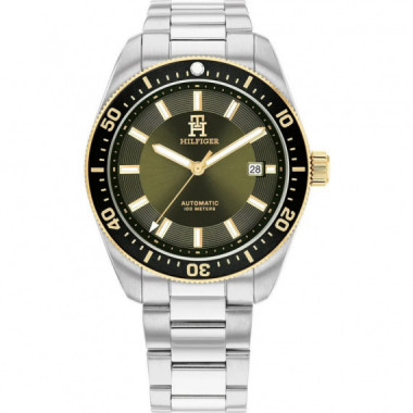 Reloj Plateado E/ Negra  TOMMY HILFIGER