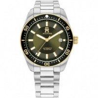 Reloj Plateado E/ Negra  TOMMY HILFIGER