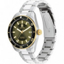 Reloj Plateado E/ Negra  TOMMY HILFIGER