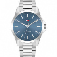 Reloj Plateado E/ Celeste  TOMMY HILFIGER