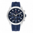 Reloj Azul C/silicona  TOMMY HILFIGER