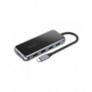 Vention Hub 10 en 1 Tipo C/m a 4XUSB/1XTIPO C/1XRJ45/LECTOR Tarjeta/vga/hdmi Tfghb  LALO