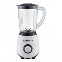 MUVIP Batidora de Vaso Plastico Inox 1300W 1.5LTRS MV0389