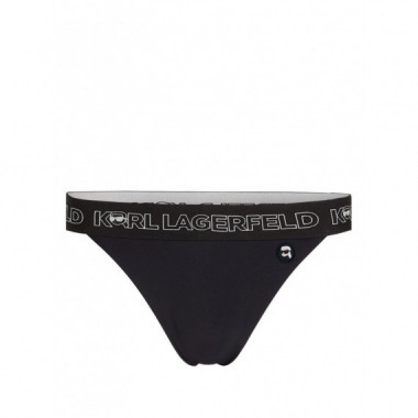 KARL LAGERFELD - Ikonik 2.0 Bottoms W/ Elastic - 999 - 235W2225/999