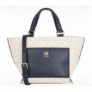 TOMMY HILFIGER - Th Distinct Mini Tote Mono - DW6 - F|AW0AW16707/DW6