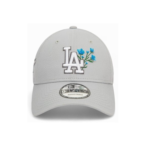 NEW ERA - Flower Icon 9FORTY la Dodgers - Gra - 60565526/GRA