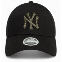 NEW ERA - Female Metallic Logo 9FORTY Ny Yankees - Blkblk - 60565245/BLKBLK