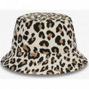 NEW ERA - Female Leopard Bucket NEW ERA - Stnblk - 60565551/STNBLK