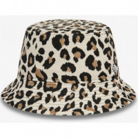 NEW ERA - Female Leopard Bucket NEW ERA - Stnblk - 60565551/STNBLK