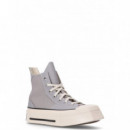 CONVERSE - Chuck 70 de Luxe Squared - Grey Area Black Egret - A08280C/GREY Area Black Egret