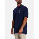 Polo RALPH LAUREN - SSKCCLSM18-SHORT Sleeve-polo Shirt - F24 Newport Navy Vrsy Bear - 710867574005/F24 Newport Navy Vrsy Bear